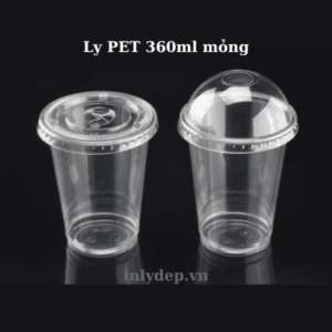 Ly PET 360ml mỏng